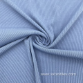 Pure Color Polyester Mixed Cool Cotton Rib Textile